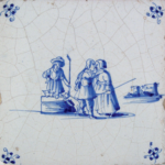 Bibelfliese Jakob küsst Rahel Fliesenbibel AT Seite 49; Fliesenbibel.de